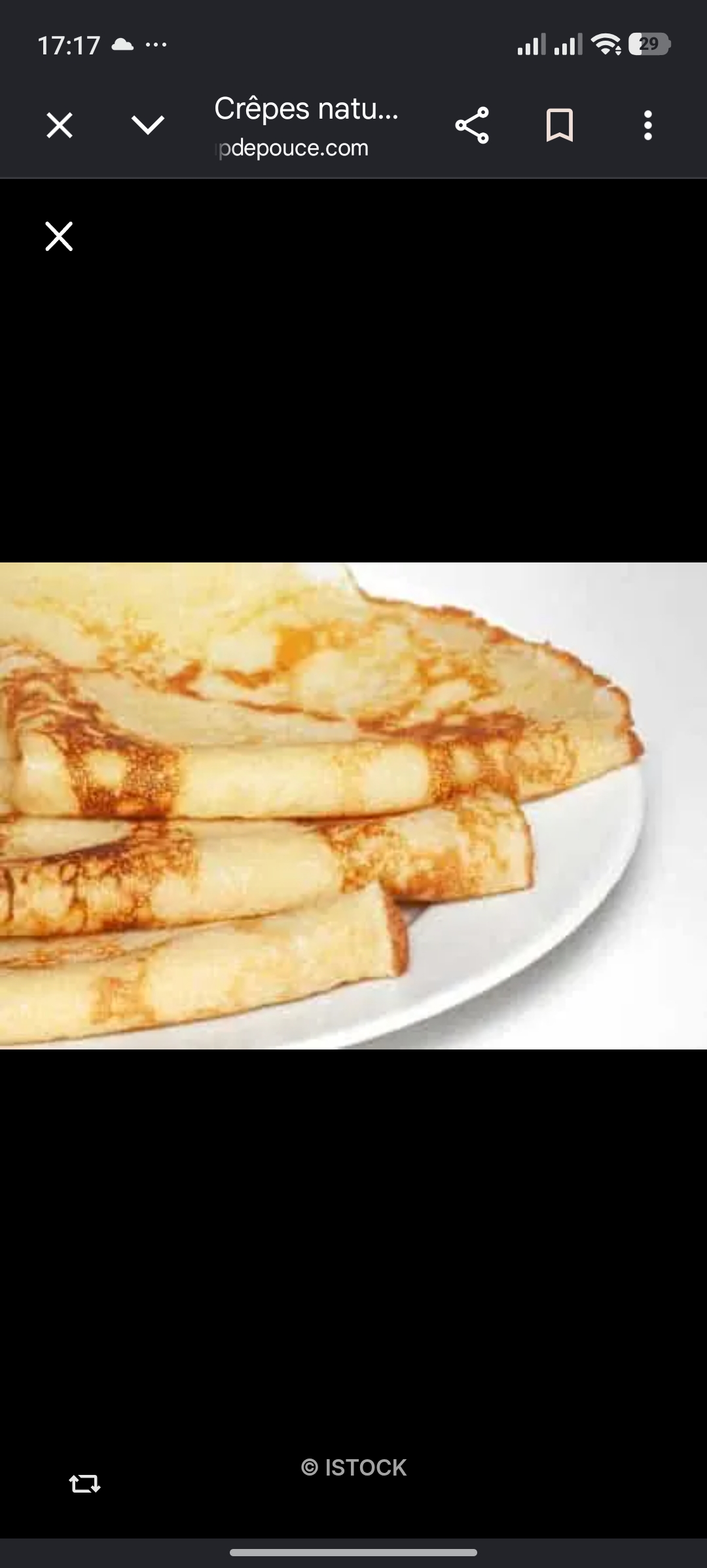 Crêpes natures