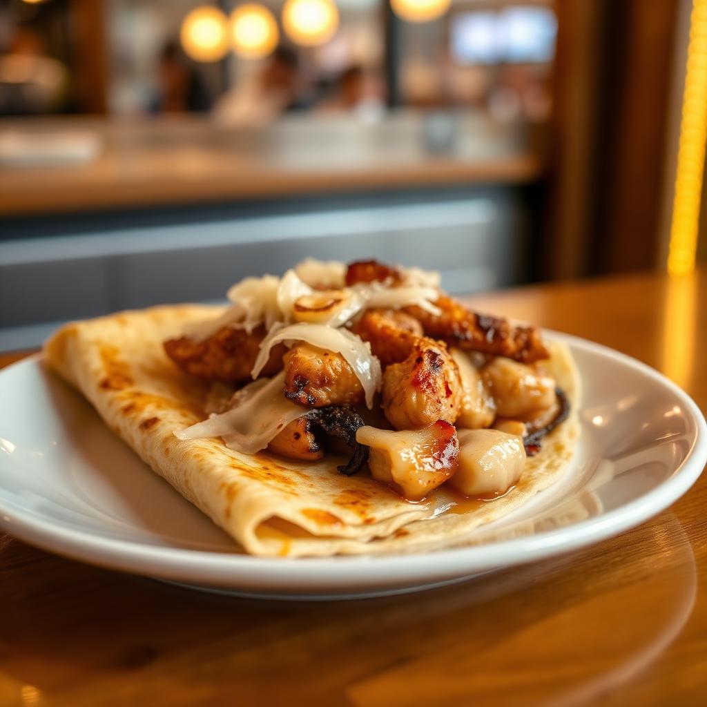 Crêpe Poulet Fromage